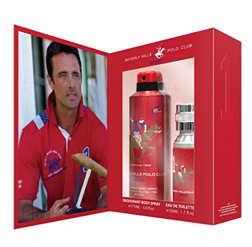 Beverly Hills Polo Club Sport No.1, Gift Set for Men EAU DE TOILETTE 50ml + Sport Deodorant 175ml
