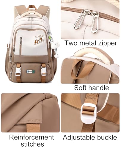 SellerFun Versatile Backpack Girls Boys Middle School Laptop Bag Water Resistant Daypack