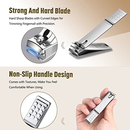UMEINAC TECH Manicure Set 26 in 1 Pedicure Kit Professional Manicure Kit Nail Clippers Set Stainless Steel Pedicure Set Nail Manicure Kit for Men Women