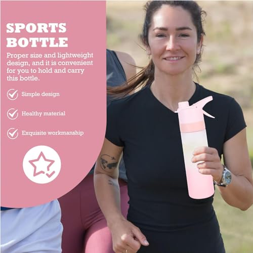 Bolivia's Spray Water Bottle Kids, 650ml Sport Water Bottles, Reusable Fitness Water Jug, Leakproof Bpa Free Misting Water Bottle, Kids Cool Misting Water Bottles, Suitable for Cycling and School