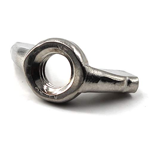 SeeRaphee 304 Stainless Steel Butterfly Wing Nut Set,Hand Twist Tighten Hardware Nut Fasteners Parts M10 Panxiang06