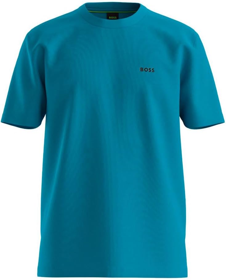 Men's Tee Curved Jersey T-Shirts - 443 turquoise/aqua