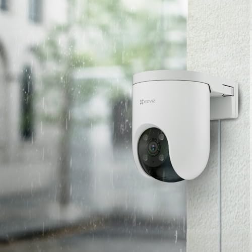 H8c PoE 2K Pan & Tilt Camera, 360° Coverage, AI Human Detection, Auto-Tracking, Two-Way Audio, Color Night Vision, H.265 Video Compression, Supports Upto 512GB MicroSD & Cloud Storage | CS-H8c PoE 2K