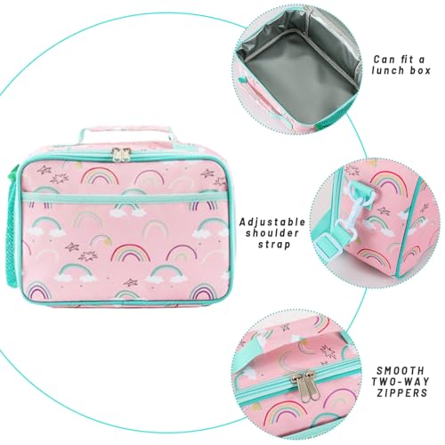 Masroo Kids Backpack for Girls and Boys 6-10, Primary School Kindergarten Backpack, Cute Kids Backpacks for Girls with Pen Bag and Lunch Bag