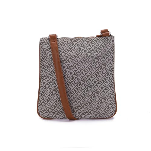 Nautica womens Lakeside Signature Jaquard North South Crossbody Bag Cross Body (pack of 1)