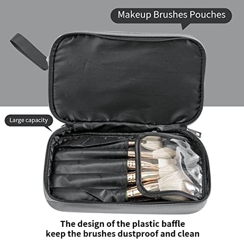 Queboom Travel Makeup Bag Cosmetic Bag Makeup Bag Toiletry bag for women and girls