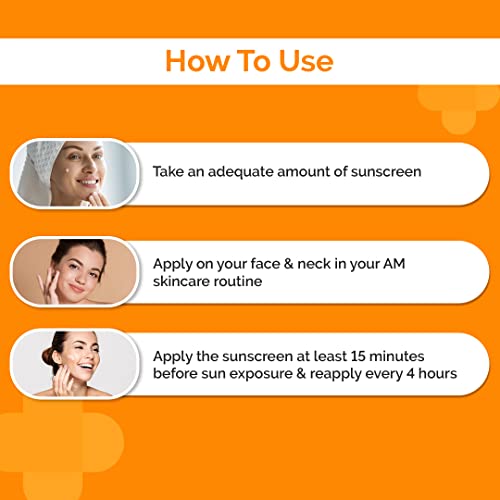 The Derma Co 1% Hyaluronic Sunscreen SPF 50 Aqua Gel, PA++++, Lightweight, No white-cast for Broad Spectrum & Blue Light Protection for Oily, Dry, Acne-prone Skin - 80g