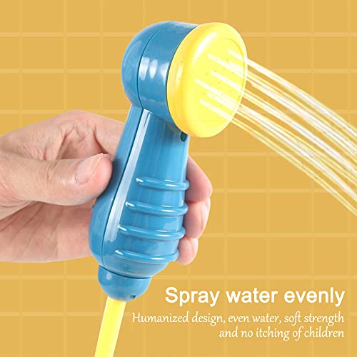 Mumoo Bear Baby Bath Toys, Light Up Bath Toys with LED Light, Sprinkler Bathtub Toys for Toddlers Infant Kids Boys Girls, Octopus Spray Swimming, Bathtub Shower Pool Bathroom Toy for Baby