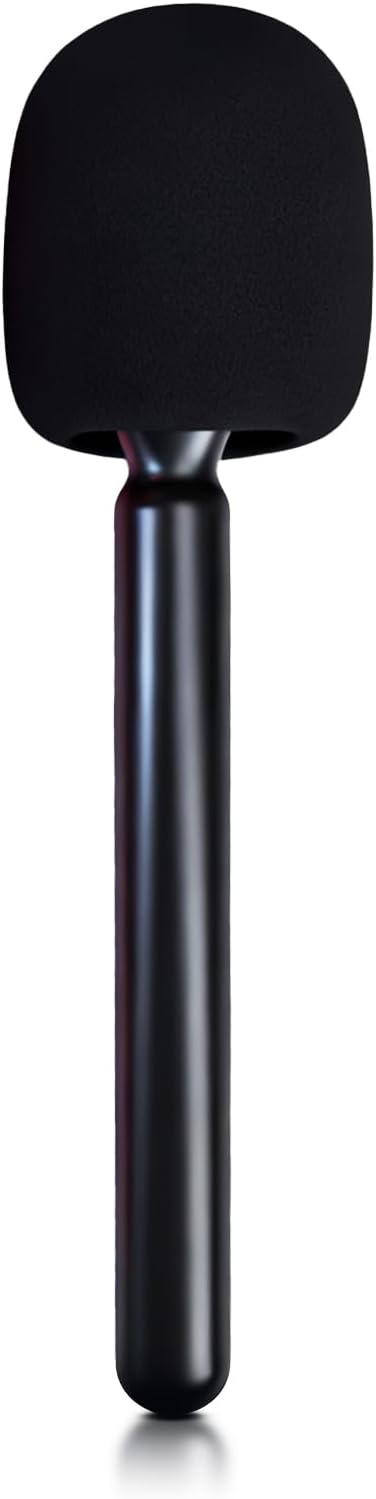 Flylin Pink Microphone Interview Handle Wireless Mic Handheld Adapter – image 2