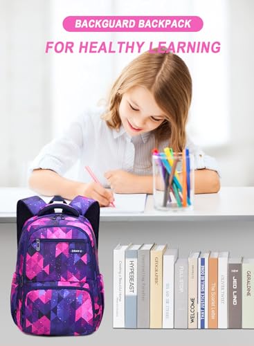 Girls School Bag, School Bag Leisure Backpack School Student Laptop Backpack, Waterproof Backpack,Accessories Plush Pendant for Teens Girls Women Students School Bag
