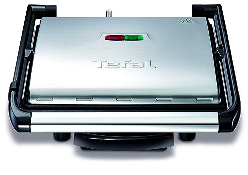 Tefal Inicio Panini Grill, 2000 Watts, Multi-Colour, Stainless Steel/Plastic, Gc241D28."Min 1 year manufacturer warranty"