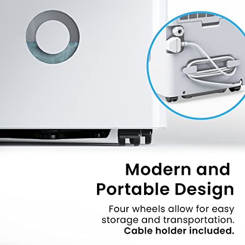 Pro Breeze 30L/Day Dehumidifier - Smart Compressor Dehumidifier with App, Wi-Fi, Continuous Drainage, 4L Water Tank, 24h Timer & Child Lock- Mould Remover & Moisture Absorber for Home & Bathroom