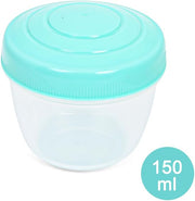 3/4/5 Compartment Convertible Bento Lunch Box with Gravy Bowl, Green