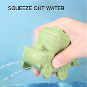 Baby Bath Toys,4 Pack Toddler Cars Truck Bathtub Toys,Silicone Baby Toys,Soft Squeezable Float on Water, Basket Stuffers for Boys Girls