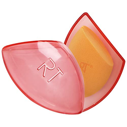 Real Techniques New! Our 3In1 Multifunctional Miracle Complexion Sponge Paired With A Travel Sponge Case Helps You Get A Natural Looking Finish Wherever You Go., Orange