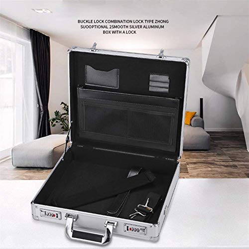 WSMLA Portable Gun Safe â€“ Top Opening Personal Steel Travel Combination Lock Box for Car, Desk or Home