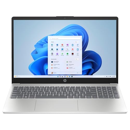 HP 2024 Newest 15s Laptop With 15.6" FHD Display, Intel Core i7-1355U Processor |16GB DDR4 Ram |1TB NVMe SSD |Intel Iris X Graphics, Windows 11 Natural silver (Upgraded)