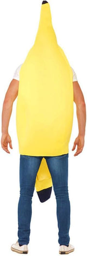 Banana Costume For Adult, Carnival Clothing Jumpsuit Banana Costume For Halloween Christmas Carnival Party (L)