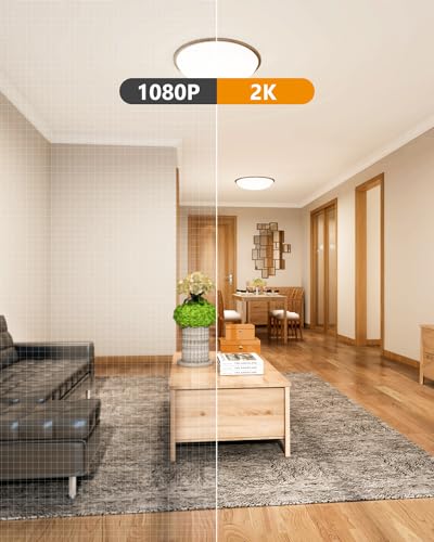 Imou 2K Camera for Home Wifi Cameras Security Camera 360° Indoor Cameras Ultra-Clear Surveillance Camera Human Detection, Abnormal Sound for Baby Monitor Night Vision, Smart Tracking(DK2 2K)