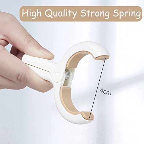 Sunkaioo 24 Pack Plastic Clothes Pins with Strong Anti-Rust Springs,Heavy Duty Beach Towel Clips,Laundry Clothespins to Keep Your Towel, Clothes, Blankets to Dry on Clothesline and Hanging Rack