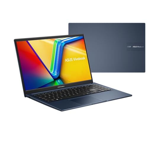 ASUS Vivobook 15 Laptop | 15.6 Inch Full HD 16:9 IPS Display | Intel i5-1335U | 16 GB RAM | 512 GB SSD | Intel Iris Xe | Windows 11 | QWERTZ Keyboard | Quiet Blue (Upgraded)