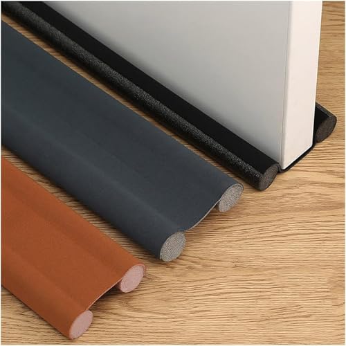 MOMENT Door Draft Stopper 95cm - Adjustable Twin Door Draft Blocker Washable & Cuttable, Draft Door Stopper Energy Saving Door Weather Stripping Reduce Noise Window Breeze Blocker Door Sweeps