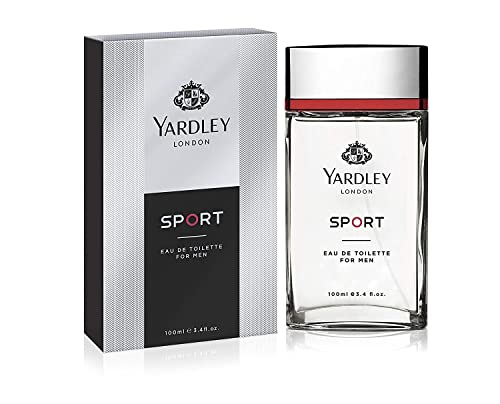 Yardley London Sport Eau De Toilette - 100ml Luxurious Unique Scent For Gents Marine, Musk & Amber