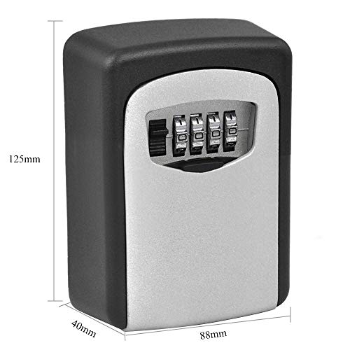 SKEIDO Key Storage LOCK Box Combination Key Safe - Wall Mounted