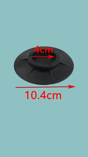 Sweet seven® Washing Machine Foot Pads - 4PCS Anti-Vibration Rubber Feet, Anti-Slip Shock Absorbing Mats for Washer Dryers, Noise Reduction, Universal Fit, Black