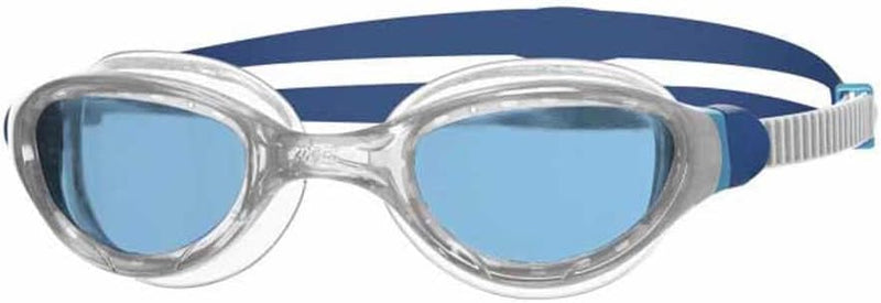 Zoggs Unisex's Phantom 2.0 Swimming Goggles - One Size White/Clear/Blue