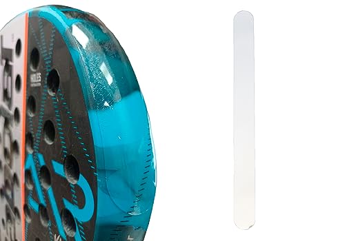 Mucho Padel - Transparent Frosted Racket Padel Protector, Padel Protector Tape 1.49 in, Racket Paddle, Frame Protector Paddle Racket Thick Smooth Transparent Frosted and Clear