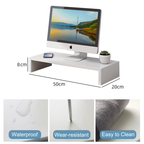 ikeoat Monitor Stand Riser, Desk Organizer for Laptop Computer