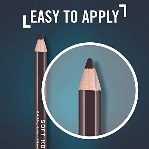 Rimmel London Soft Kohl Liner - 011 Sable Brown. A warm brown shade, 1.2g