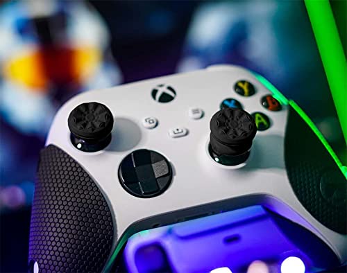 FPS Freek Galaxy Black for PlayStation 4 (PS4) and PlayStation 5 (PS5) Performance Thumbsticks, Compatible Controller Grip Performance, Galaxy Themed Thumbstick Covers (1 High-Rise, 1 Mid-Rise, Black)