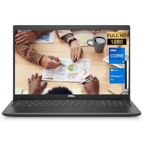 Dell Newest Business Laptop Latitude 3550, 15.6" FHD Display, Intel i7-13th GEN, 64GB RAM, 2TB SSD, Webcam, USB-C, HDMI, Wi-Fi 6, Windows 11 Pro, Black