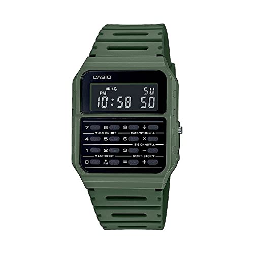 Casio Unisex Watch - CA-53WF-3BDF Green Dial, Green Band