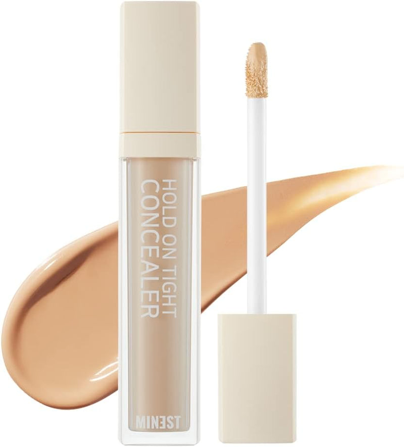 GIFT BUNDLE SALE: MINEST Hold On Tight Concealer (No 1.0 Butter) + 307 Mini Concealer Brush