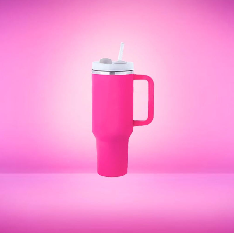 Quencher H2.0 Flowstate Tumbler Stainless Steel Vacuum Insulated Tumbler With Lid and Straw - For Water, Iced Tea, Coffee And More (BubbleGum)