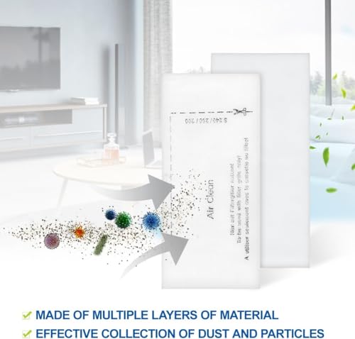 LANMU Air Clean & Pre Motor Filter mat Replacements Accessories for Miele Complete C1/C2/C3, Compact C1/C2, Classic C1, Dynamic U1, S200-S899, S2000-S8999 Series Vacuum Cleaner(3 Pack)