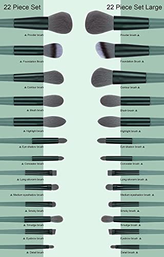 MISTHO Makeup Brushes 22 Pcs Makeup Kit,Foundation Brush Eyeshadow Brush Make up Brushes Set