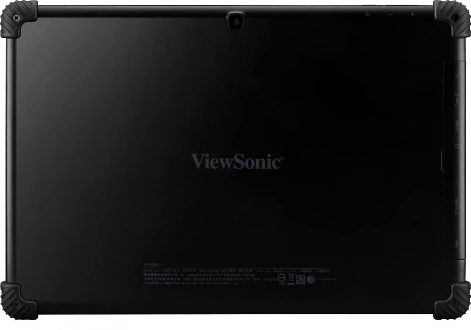 VIEWSONIC - TOUCHSCREENS <32IN ViewSonic PT1050, 2 in 1 Tablet PC. Intel 2.4 Ghz, Win10 Pro, HD Graphics. Keyboard and Pen Included, VS18171, Black