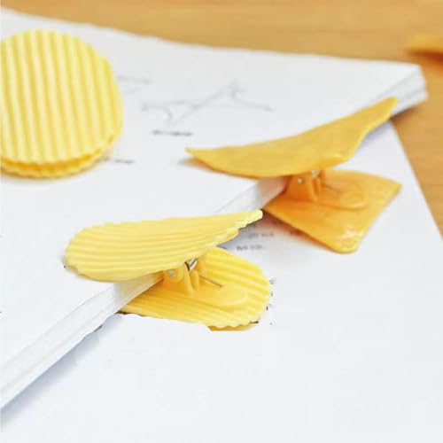 10 Pcs Food Bag Clips for Food Storage, Chip Clips, Bag Clips for Food Storage for Chips and Other Food Bags Snack Clips Bread Bag Clips for Home Kitchen Food Storage (Round + Triangular)