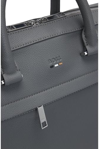 BOSS Mens Ray S doc case Signature-detail document case in faux leather Size
