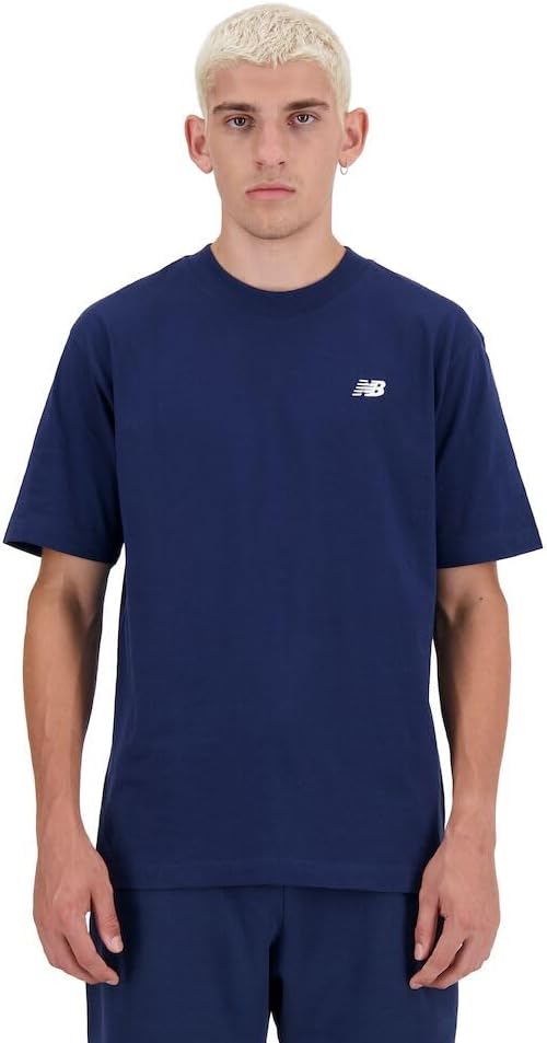 New Balance mens Sport Essentials Cotton T-shirt Shirt - NB NAVY