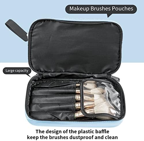 Queboom Travel Makeup Bag Cosmetic Bag Makeup Bag Toiletry bag for women and girls