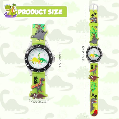 Vspek Kids Digital Watch Kids Wrist Watch for Girls, 3D Cartoon Embossed Strap, Girls Gifts, Birthday Gifts for Girls Age 3-13
