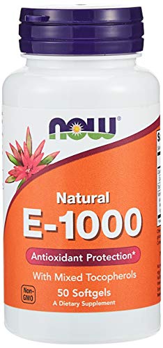 Now Foods Vitamin E-1000 Iu, 50 Softgels