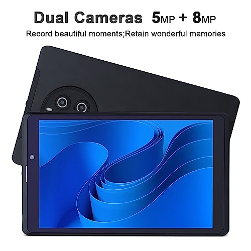 C idea 8 inch Tablet, Android 12.0 Tablet with SIM Card Slot Wifi/5G LTE 8GB RAM,512GB ROM Storage Dual 5MP? Camera HD IPS Display, CM815(Black)
