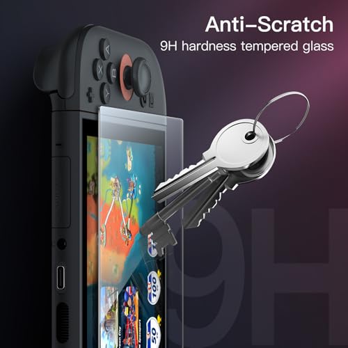 JETech Screen Protector for Nintendo Switch 2 2025, 9H Tempered Glass Film with Easy Installation Tool, Anti-Scratch, HD Clear, 2-Pack
