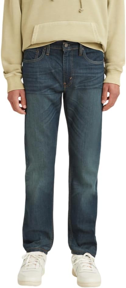 Mens 502 Taper Jeans - Dark Indigo - Worn In
